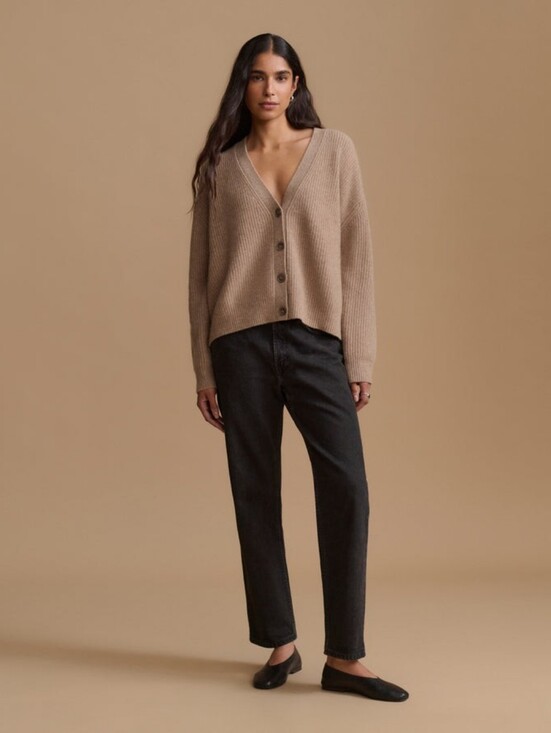 Jenni Kayne Sweaters - Jenni Kayne Cropped Cashmere Cocoon Cardigan